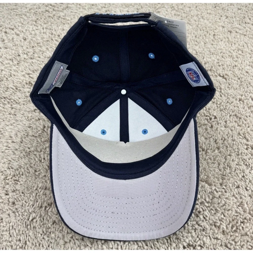 Tennessee Titans Hat Reebok Navy Core Classic 3D Logo StrapBack Vtg 2000 Cap NWT
